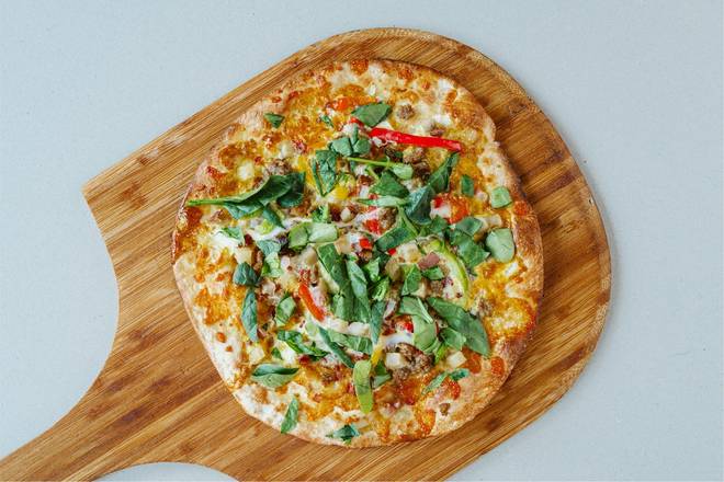 Order Breakfast Pizza* food online from Pyro's Fire Fresh Pizza store, Olive Branch on bringmethat.com