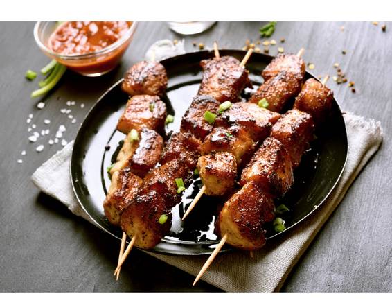 Order Pork Kabob (One Piece) food online from Koko's Mediterranean Grille store, Chicago on bringmethat.com