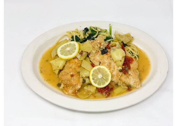 Order Chicken Limone food online from Moretti's Ristorante & Pizzeria store, Hoffman Estates on bringmethat.com