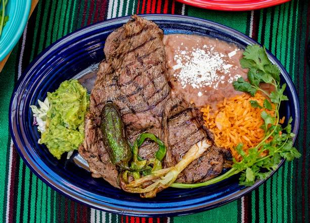 Order Carne Asada Plate food online from Cafe Coyote store, San Diego on bringmethat.com