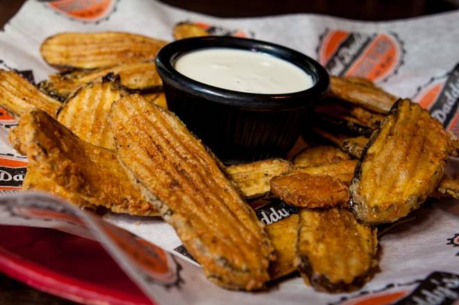 Order Fried Pickles food online from #204 Bad Daddy Burger Bar store, Greenwood Village on bringmethat.com