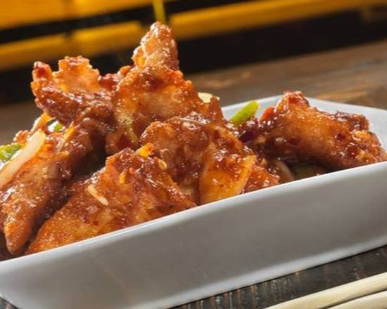 Order Pan Fried Chili Fish food online from Inchin Bamboo Garden store, San Ramon on bringmethat.com
