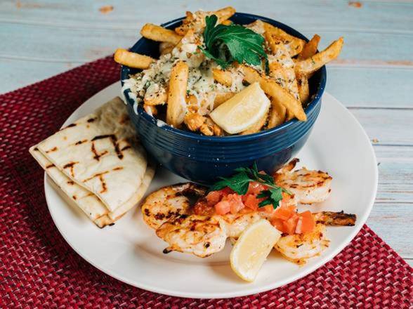 Order Garlic Shrimp Souvlaki food online from The Great Greek Mediterranean Grill store, Troy on bringmethat.com
