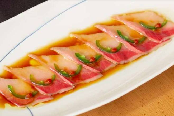 Order Yellowtail Jalapeno (8 pcs) food online from Kyoto Sushi & Hibachi - Hammond store, Hammond on bringmethat.com