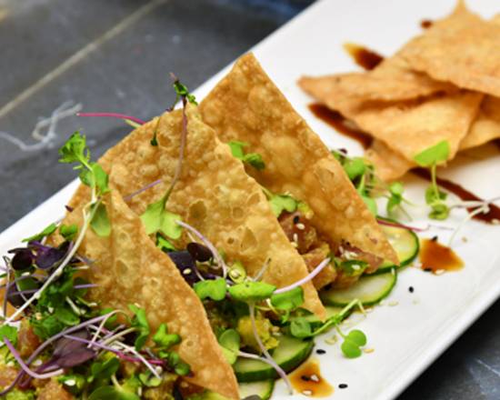 Order Ahi Tuna Poke food online from Morton The Steakhouse store, Orlando on bringmethat.com