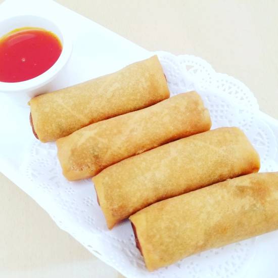 Order 1. Veggie Egg Rolls	 food online from Hot Thai Restaurant store, Los Angeles on bringmethat.com