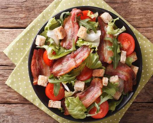 Order Crispy Bacon Chef Salad food online from The Salad Dream store, Nashville on bringmethat.com