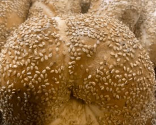 Order Sesame Bagel food online from Liberty Bagels store, Queens on bringmethat.com