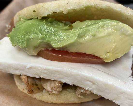 Order Arepa Llanera De Pollo food online from Arepa One store, Hialeah on bringmethat.com