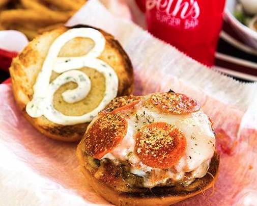 Order Pizza Burger food online from Beth's Burger Bar - Edgewood store, Edgewood on bringmethat.com