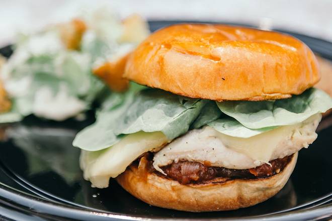 Order BAKED SWEET BASIL CHICKEN SANDWICH food online from Sullivan's store, Omaha on bringmethat.com