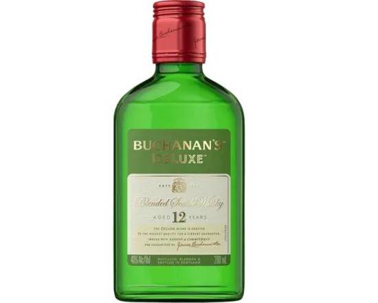 Order Buchanans 12 ANOS, 200mL whiskey (40.0% ABV) food online from Xtra Liquors & Wines store, WEST MIAMI on bringmethat.com