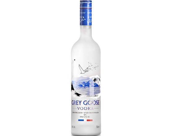 Order Grey Goose, 750mL vodka (40.0% ABV) food online from Woodbury Wine & Spirits store, ORLANDO on bringmethat.com