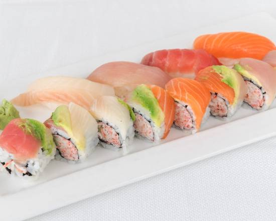 Order Rainbow Maki Combo food online from Miyuki Sushi store, Boston on bringmethat.com