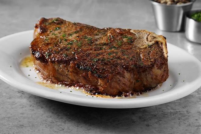 Order BONE-IN NEW YORK STRIP* food online from Ruths Chris Steak House store, Louisville on bringmethat.com