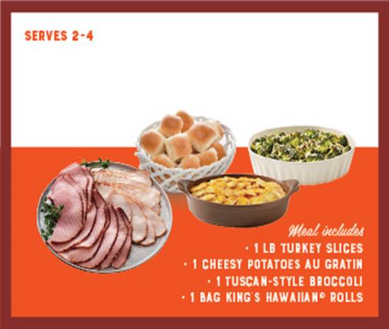 Order 1 lb Smoked Turkey By-the-Slice Supper  food online from The HoneyBaked Ham Company store, Port Charlotte on bringmethat.com