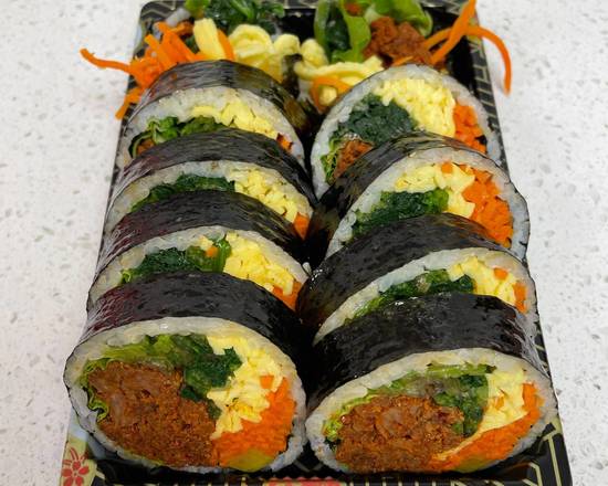 Order Spicy Pork Kimbob (제육) food online from K Street Snack Inc store, Mason on bringmethat.com