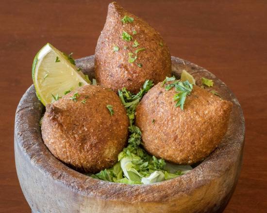 Order Baked Kibbeh food online from Maroosh Mediterranean Restaurant store, Coral Gables on bringmethat.com