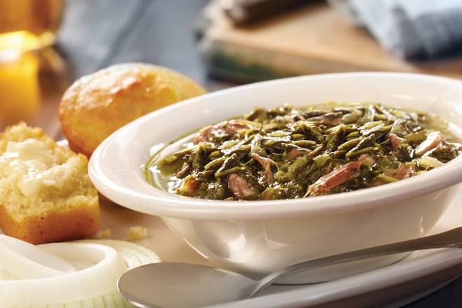 Order Bowl of Turnip Greens food online from Cracker Barrel Old Country Store store, Somerset on bringmethat.com