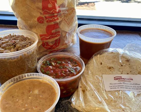 Order BURRITO FAMILY MEAL food online from Serranos Mexican Food store, Queen Creek on bringmethat.com