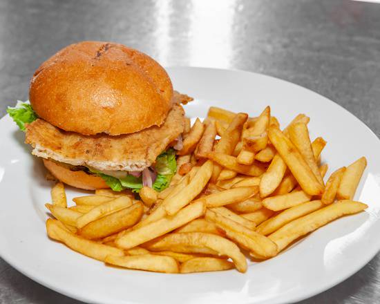Order Fried Fish Sandwich food online from La Granja store, Hollywood on bringmethat.com