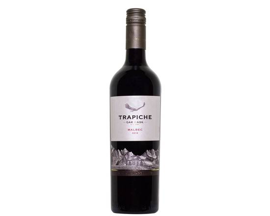 Order Trapiche Oak Cask Malbec, Red Wine, 750mL (13.5% ABV) food online from Golden Ox Liquors store, Saint Augustine on bringmethat.com