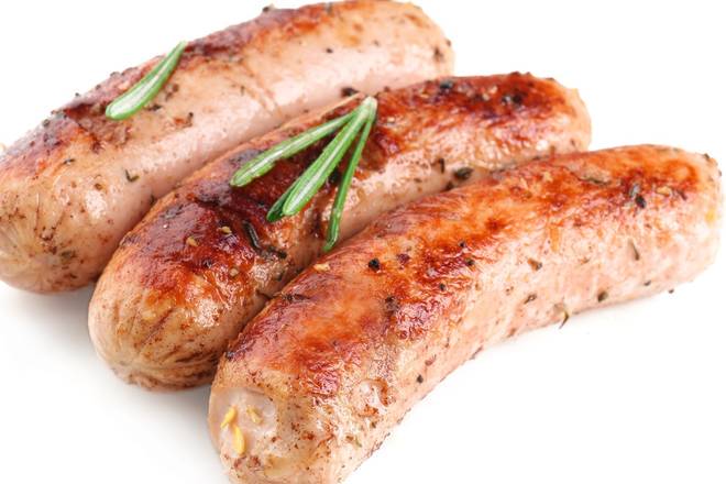 Order Sausage Links (3) food online from The Royal Breakfast store, Fort Myers on bringmethat.com