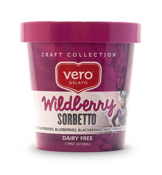 Order Wildberry Sorbetto food online from Slice Factory store, Chicago on bringmethat.com