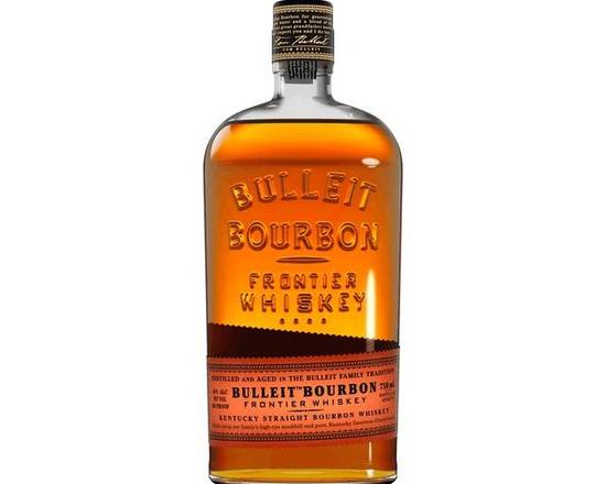 Order Bulleit, 750mL bourbon (45.0% ABV) food online from Woodbury Wine & Spirits store, ORLANDO on bringmethat.com
