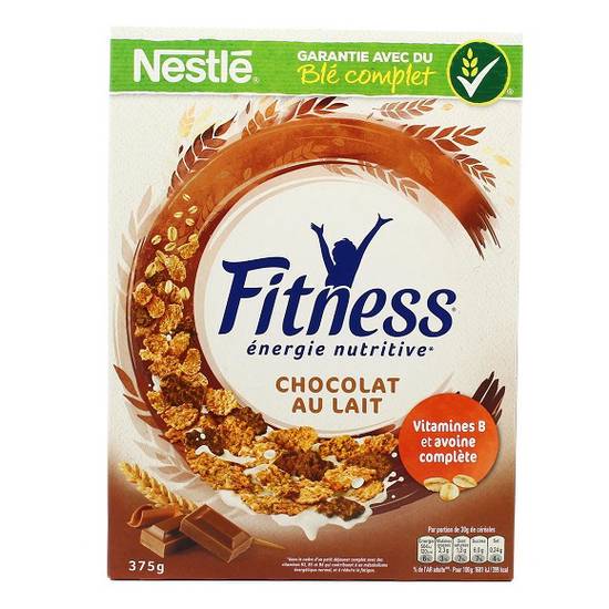 Nestle Fitness Chocolat au lait 375g