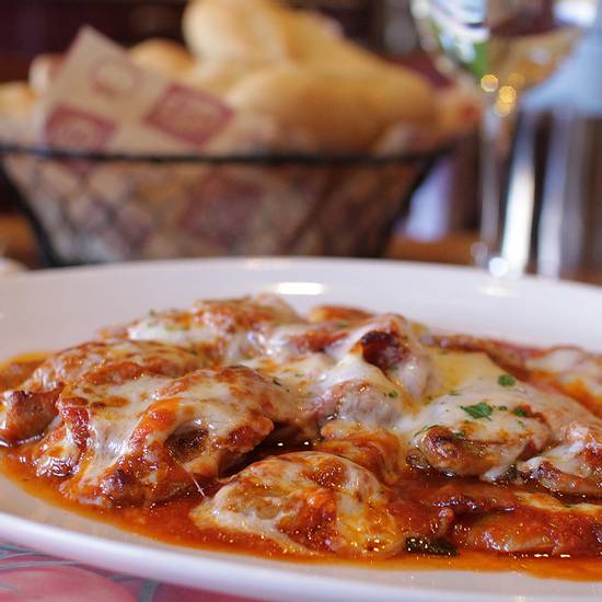 Order Eggplant Parmigiana Platter food online from Mama Theresa's store, Westbury on bringmethat.com