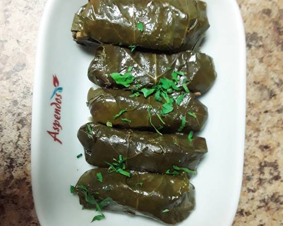 Order Stuffed Grape Leaves (5 pcs) food online from Selami Turkish Kebab House store, Pittsburgh on bringmethat.com