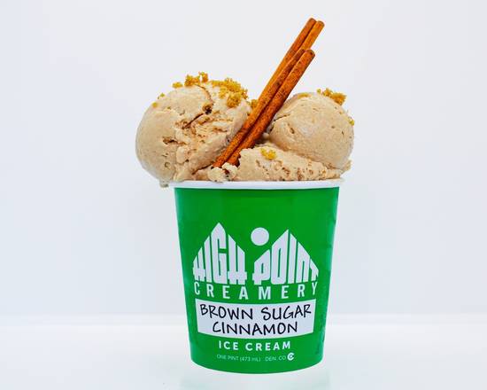 Order Brown Sugar Cinnamon (Pint) food online from High Point Creamery store, Denver on bringmethat.com
