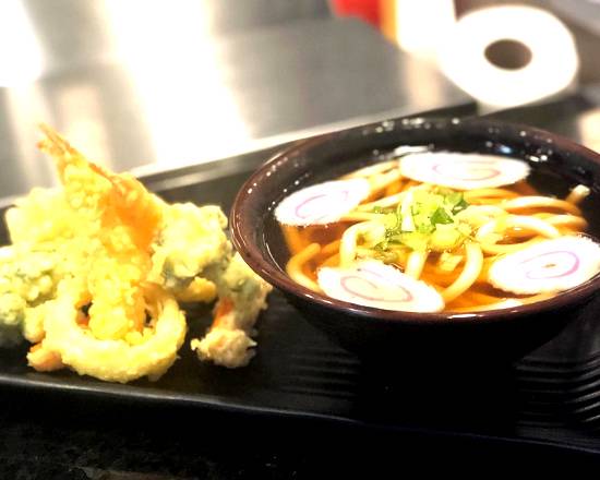 Order R5. Tempura Udon food online from Ninja Ramen & Thai store, Corpus Christi on bringmethat.com