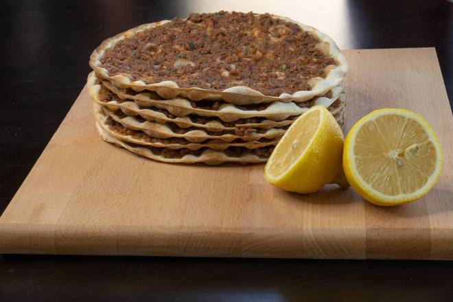 Order Lahmajun food online from Pizza Bayern store, Los Angeles on bringmethat.com