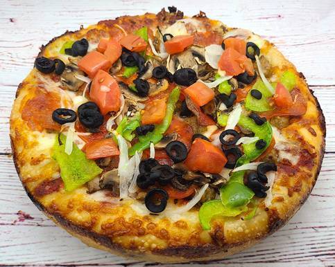 Order Pedal to the Metal Special "The Works" food online from Selma Chicago Pizzeria store, Rancho Santa Margarita on bringmethat.com