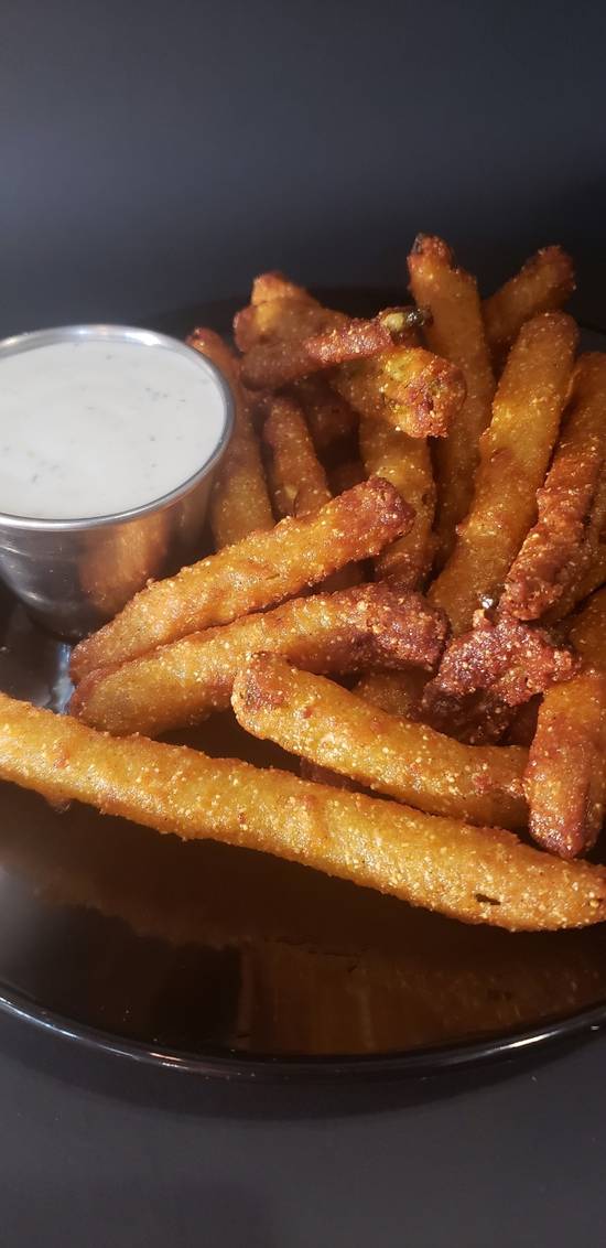 Order Fried Pickle Chips food online from Mac Philly Steaks store, Rochester on bringmethat.com