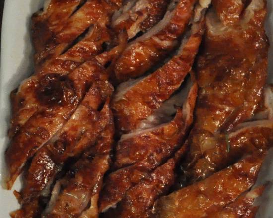 Order Crispy Pork Intestines（脆皮大肠） food online from New Qingdao Restaurant store, Alhambra on bringmethat.com