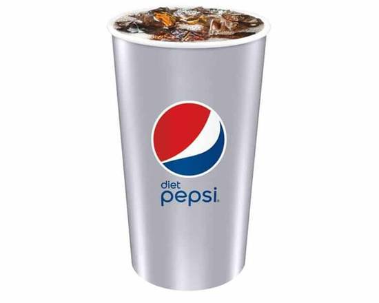 Order Diet Pepsi 32oz  food online from Ben Soft Pretzels store, Warsaw on bringmethat.com