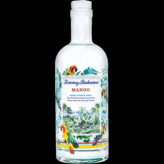 Order Tommy Bahama Mango Vodka 750ml 40% ABV  food online from Princess Liquors store, Port Saint Lucie on bringmethat.com