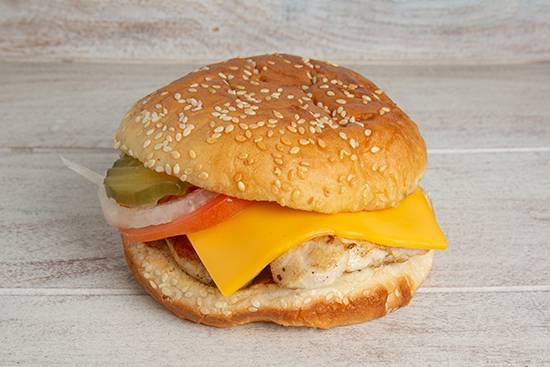 Order The Grilled Chicken Sandwich food online from The Angry Chicken store, San Diego on bringmethat.com