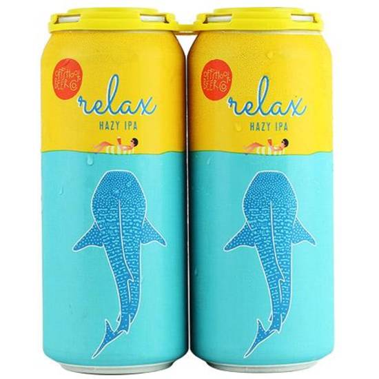 Order OFFSHOOT RELAX (IT'S JUST A HAZY IPA) 4PK-16OZ CANS food online from Rocky Liquor store, Claremont on bringmethat.com