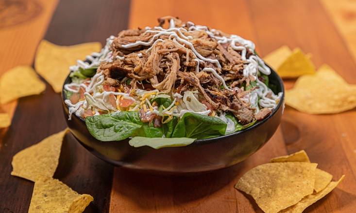 Order Pork Salad (Chips Included) food online from Xochimex Cantina Grill store, Miami on bringmethat.com