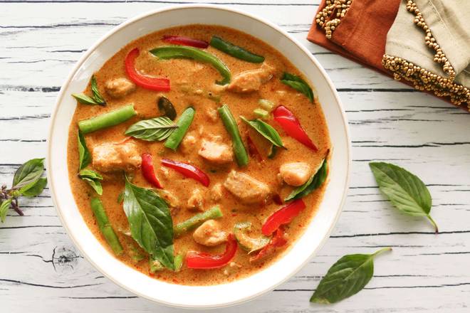Order Panang Curry food online from Red basil thai kitchen store, Long Island City on bringmethat.com