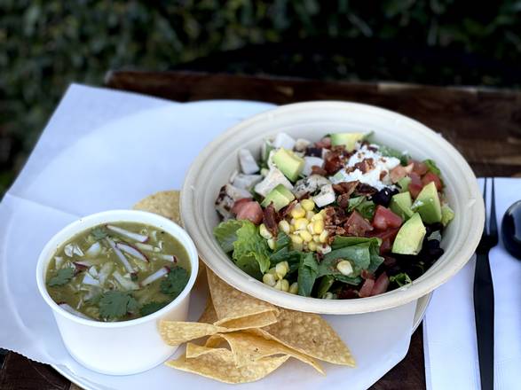 Order HALF SALAD & SOUP  food online from Lito's Kitchen store, Garland on bringmethat.com