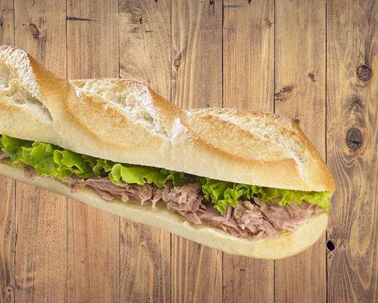 Sandwich crudités thon