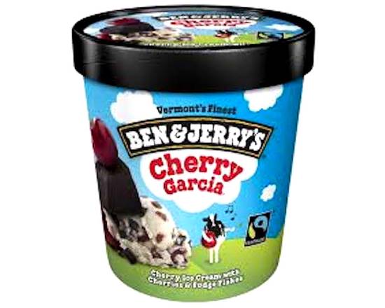Order Ben & Jerry's Cherry Garcia Pint food online from George's Market store, San Francisco on bringmethat.com