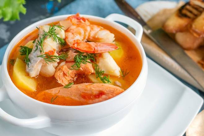 Order Seafood Miso Soup food online from Fried Rice Fanatic store, Tampa on bringmethat.com