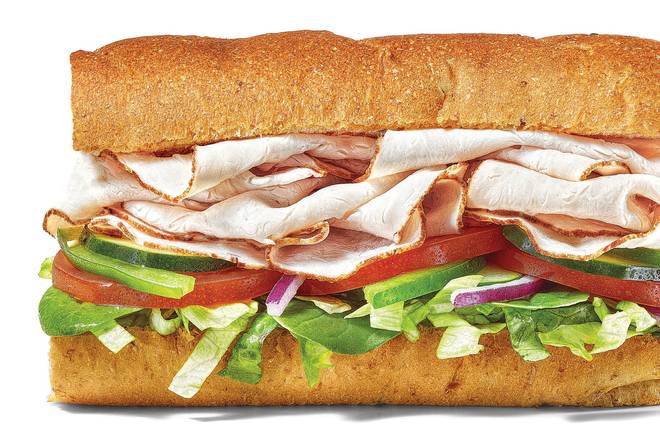 Order Oven Roasted Turkey Footlong Pro (Double Protein) food online from Subway Sandwiches & Salads store, Essex on bringmethat.com