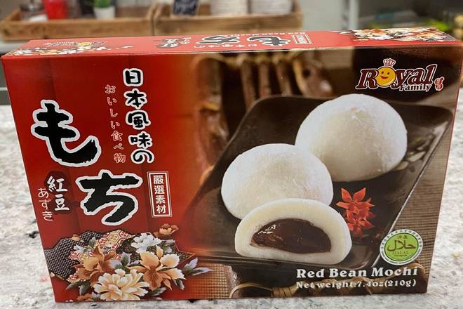 Order Red Bean Mochi 7.4oz food online from Icream Yogurt & Crepes store, Falls Church on bringmethat.com